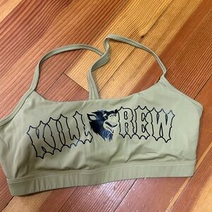 Kill Crew Women's Olive Sports Bra